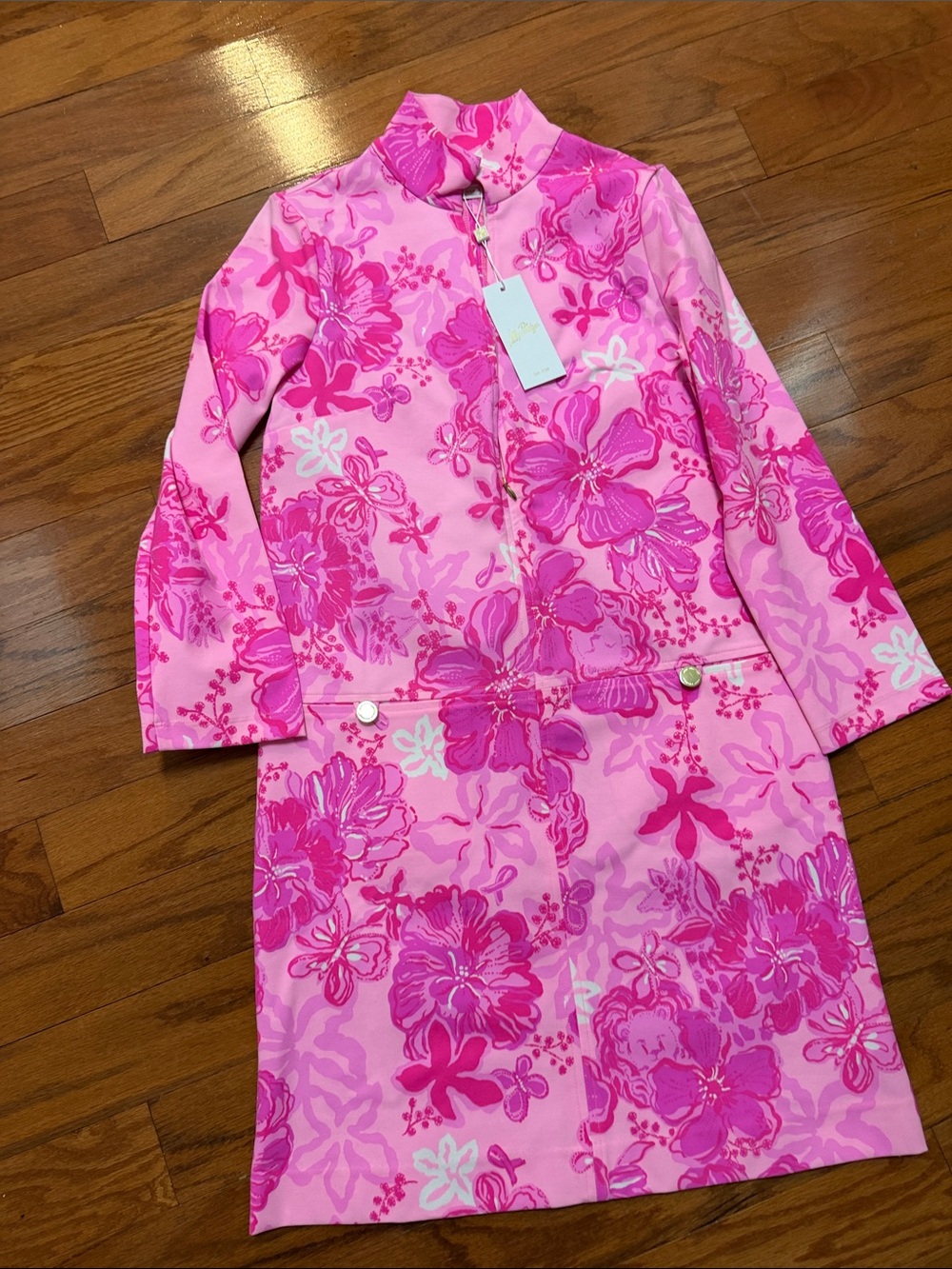 Lilly Pulitzer Parigi Pink Floral Rosie Dress